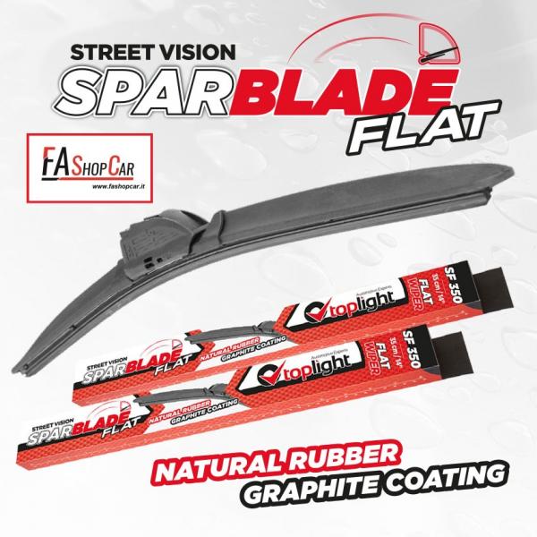 Spazzola Tergicristallo Sparblade Flat SF550 - 550Mm, Inch 22 - 38550